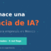 Qué hace una agencia de inteligencia artificial